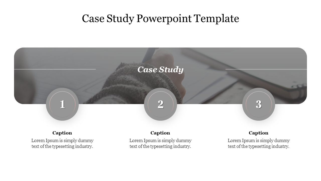 Case Study Powerpoint Template-3-Gray